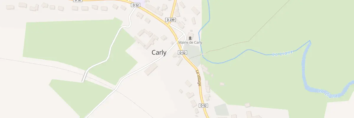 Plan du 1163 Le Village à Carly