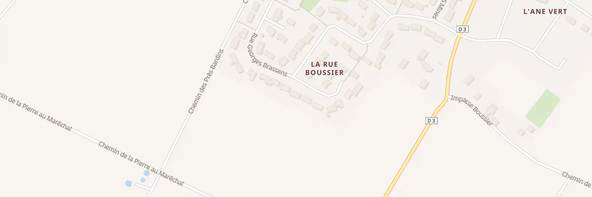 Plan du 10 Imp du 15 Aout 1944 à Huisseau-sur-Mauves