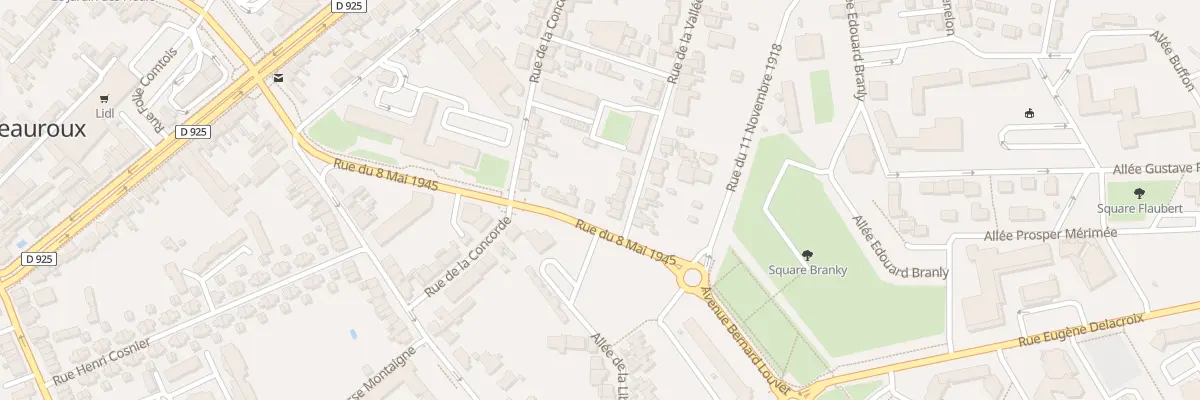 Plan du 48 Rue de la Vallée Saint-Louis à Châteauroux