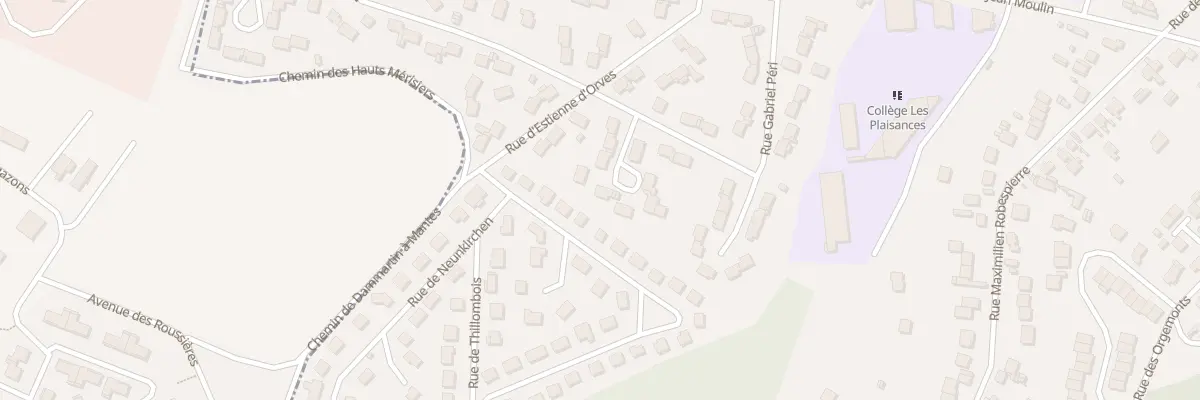 Plan du 42 Rue Pierre Brossolette à Mantes-la-Ville
