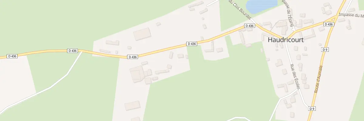 Plan du 294 Rte de l’Eglise à Haudricourt