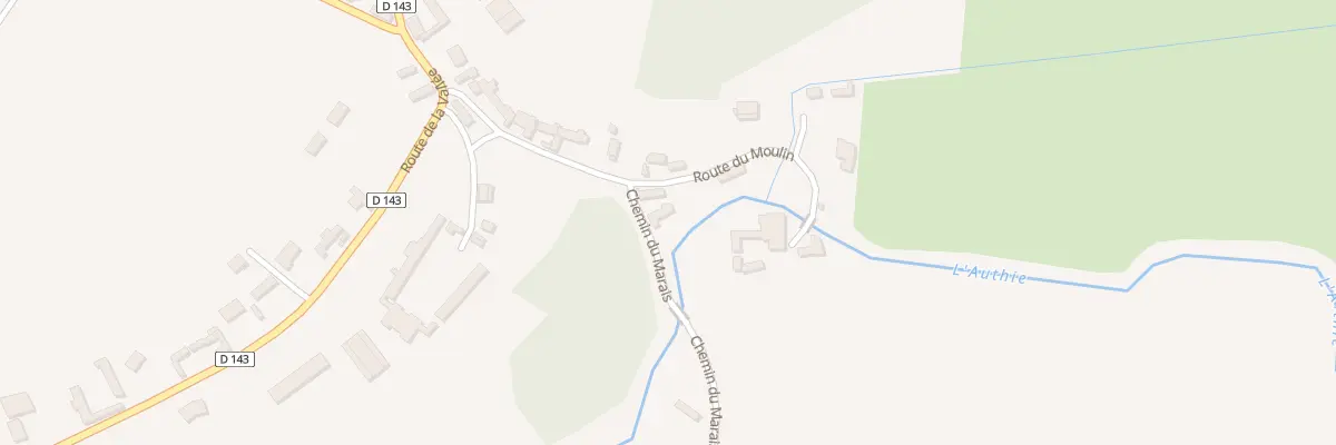 Plan du 1 Che du Marais à Tigny-Noyelle