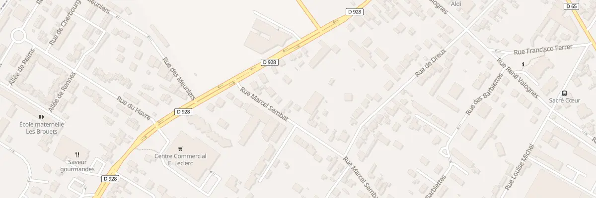Plan du 44 Rue Marcel Sembat à Mantes-la-Ville