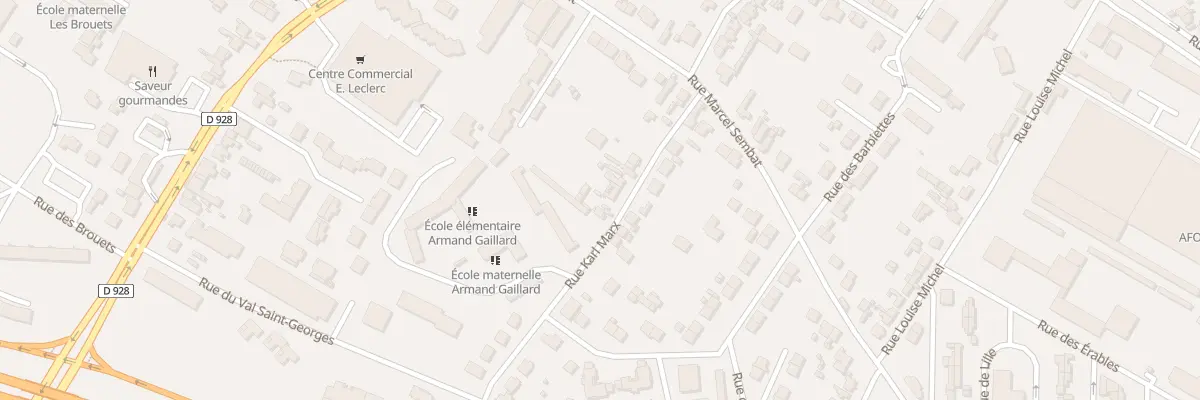 Plan du 16 Rue Karl Marx à Mantes-la-Ville