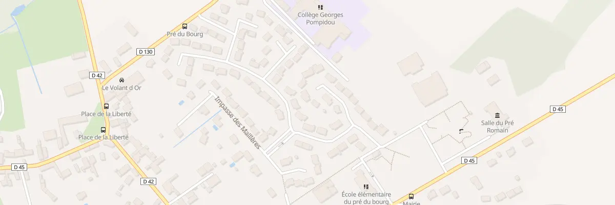 Plan du 9 Imp de la Planchette à Orgerus