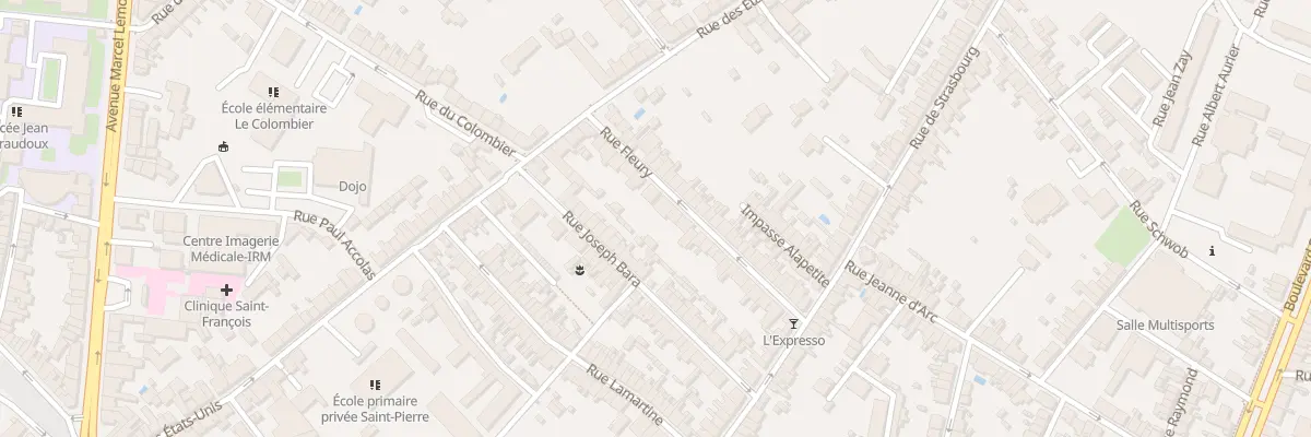 Plan du 29 Rue Fleury à Châteauroux