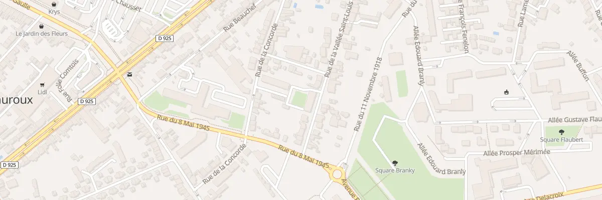 Plan du 38 Rue de la Vallée Saint-Louis à Châteauroux