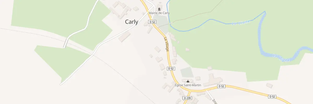 Plan du 1101 Le Village à Carly