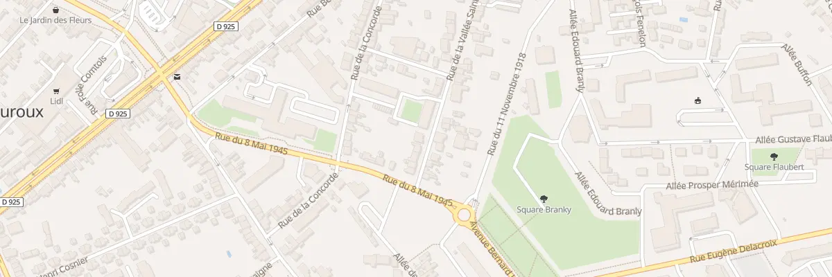 Plan du 42 Rue de la Vallée Saint-Louis à Châteauroux
