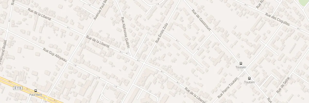 Plan du 19 Rue Emile Zola à Mantes-la-Jolie