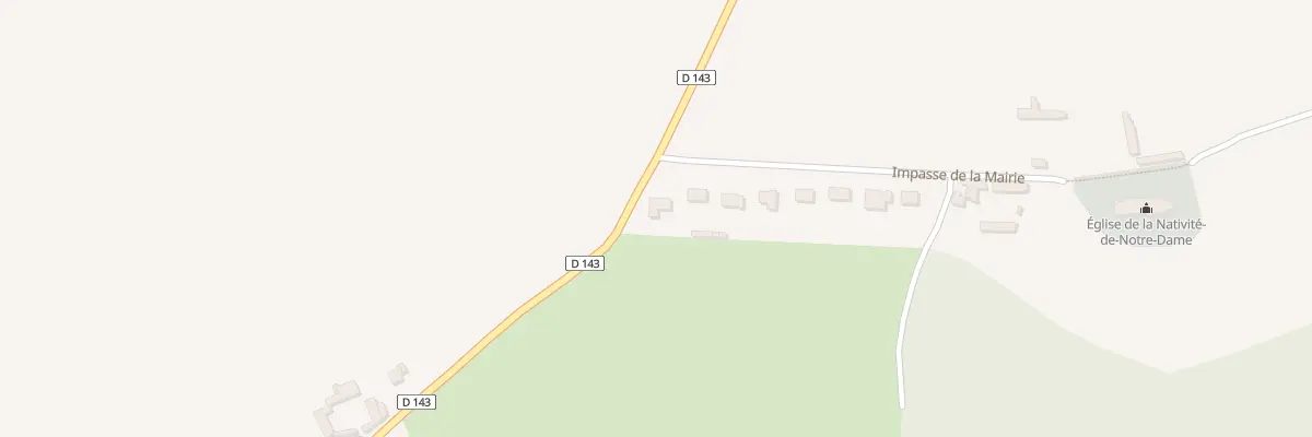 Plan du 2 Imp de la Mairie à Tigny-Noyelle
