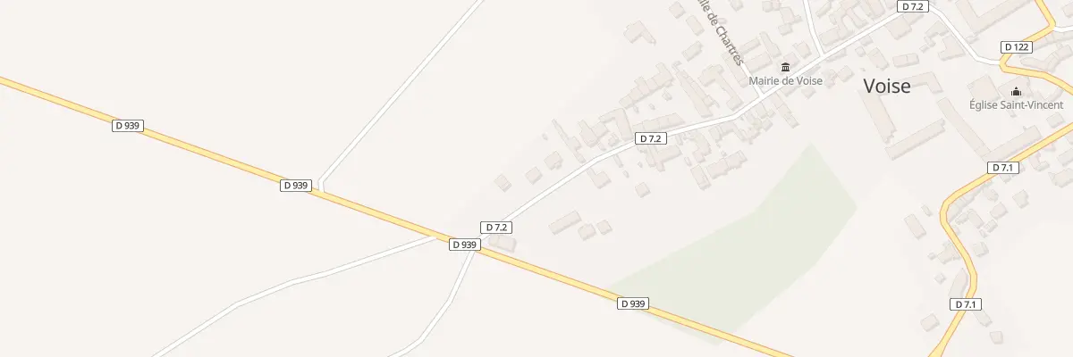 Plan du 46 Rue de Chartres à Voise
