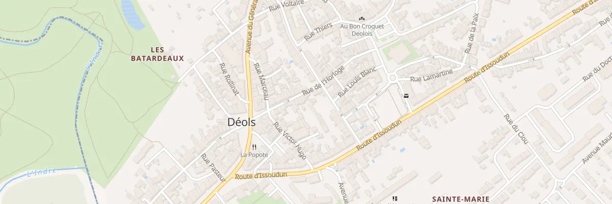 Plan du 14 Rue de l’Horloge à Déols