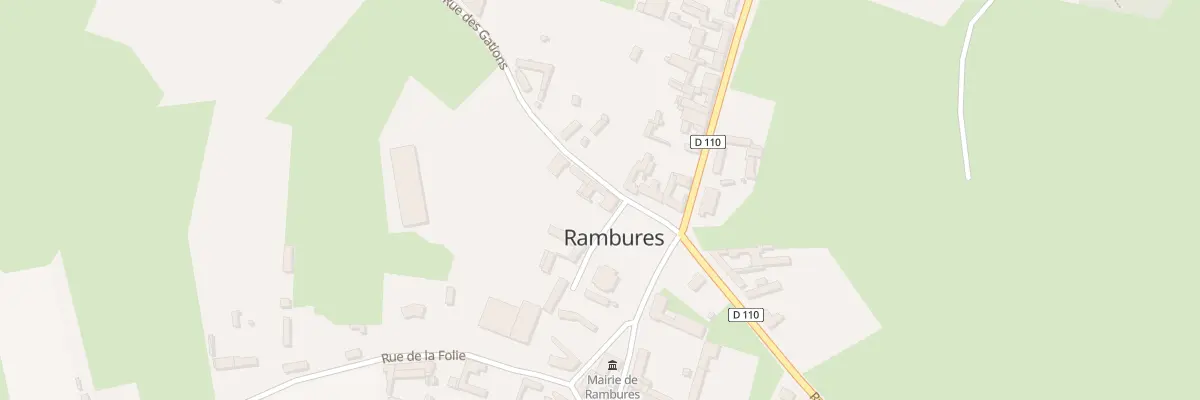 Plan du 2 Rue de la Place à Rambures