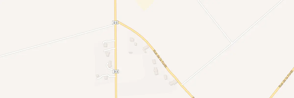 Plan du 2499 Rue de la Forêt à Rozières-en-Beauce