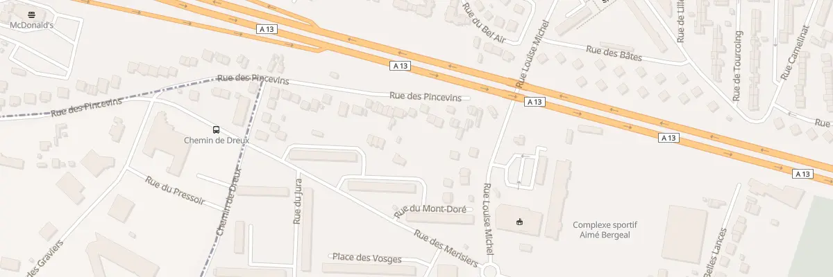 Plan du 13 Rue des Pincevins à Mantes-la-Ville