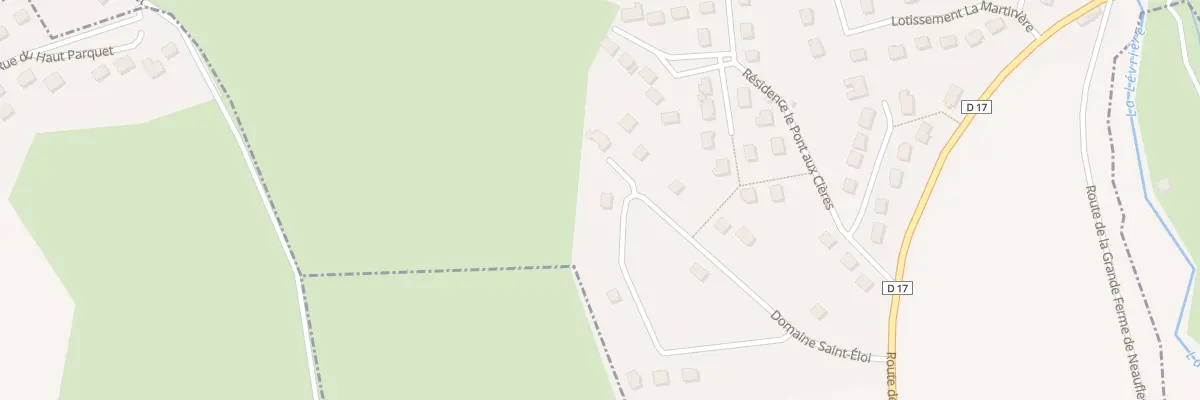 Plan du 14 Rte de Neaufles à Bézu-Saint-Éloi