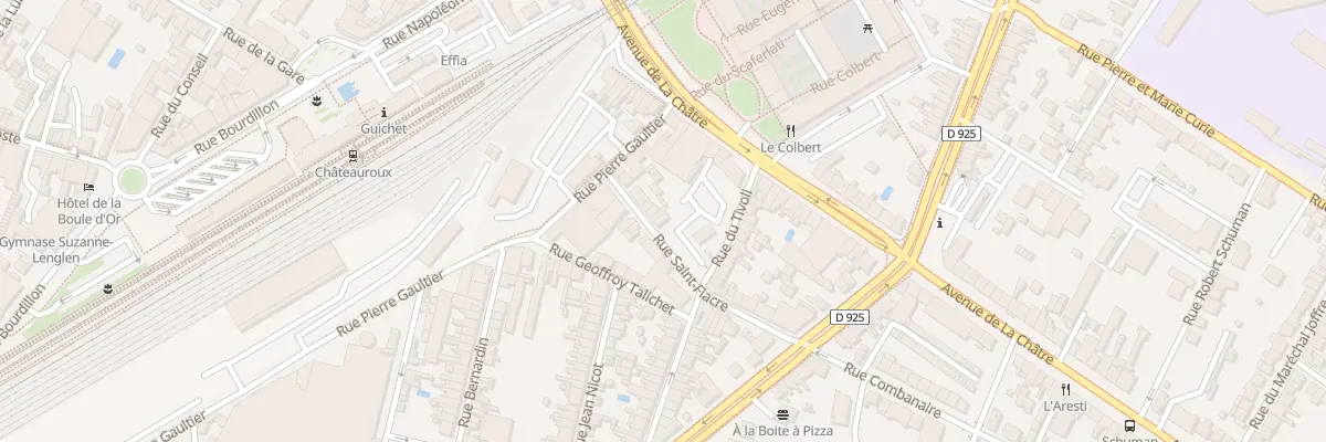 Plan du 17 Rue Saint-Fiacre à Châteauroux