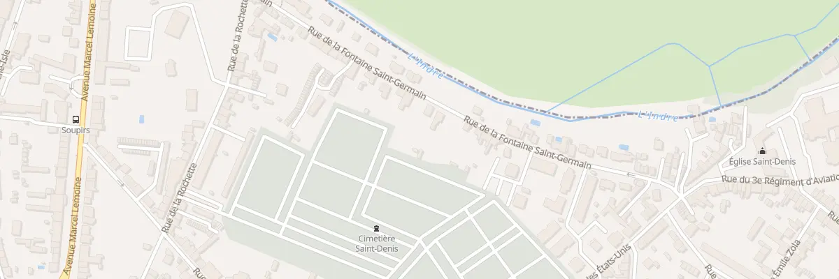 Plan du 49 Rue de la Fontaine St Germain à Châteauroux