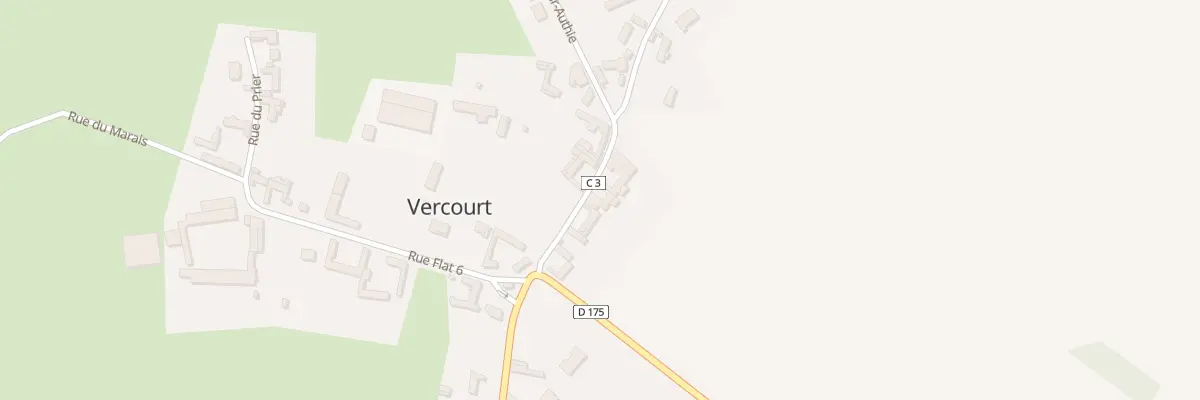 Plan du 6 Rue Caron à Vercourt
