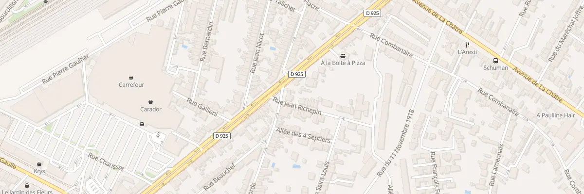 Plan du 1 Rue de la Concorde à Châteauroux