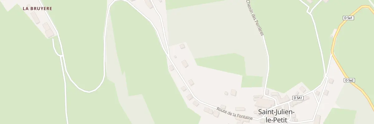 Plan du 10 Rte de la Fontaine à Saint-Julien-le-Petit