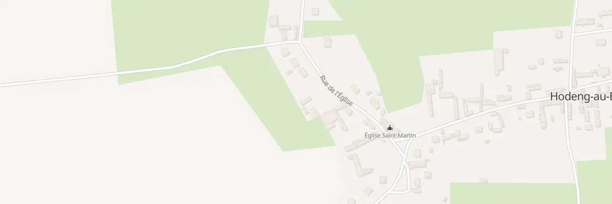Plan du 37 Rue de l’Eglise à Hodeng-au-Bosc
