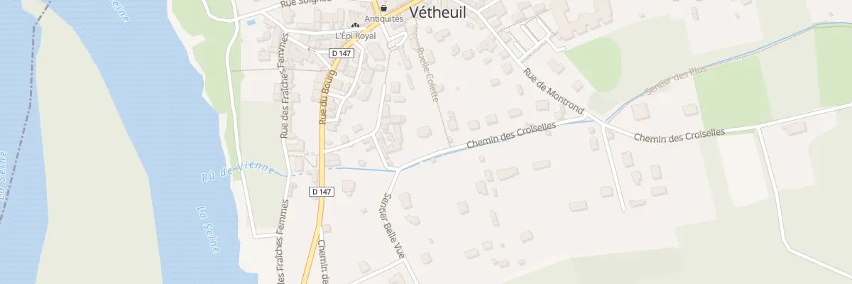 Plan du 9 Che des Croiselles à Vétheuil
