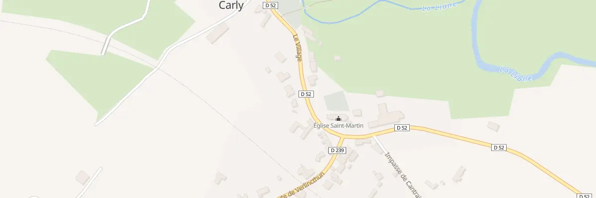 Plan du 1017 Le Village à Carly