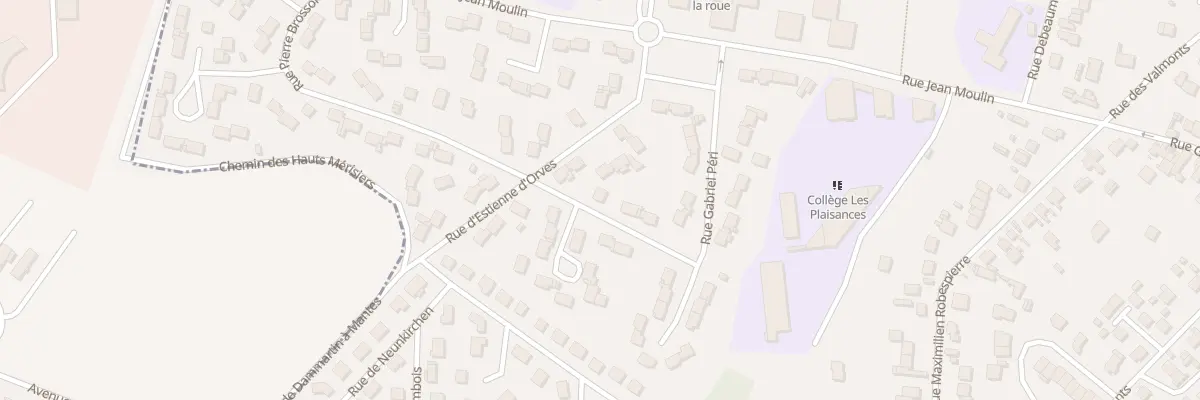Plan du 27 Rue Pierre Brossolette à Mantes-la-Ville
