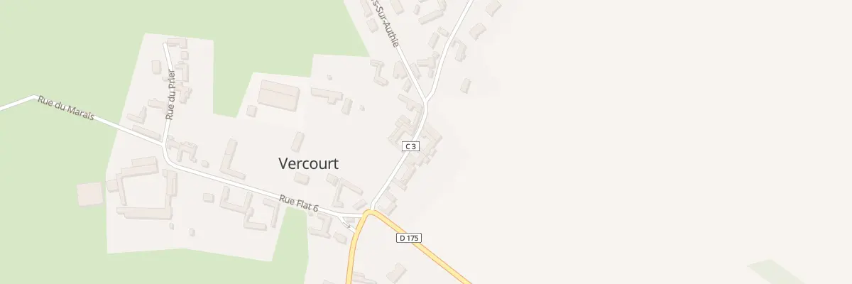 Plan du 8 Rue Caron à Vercourt
