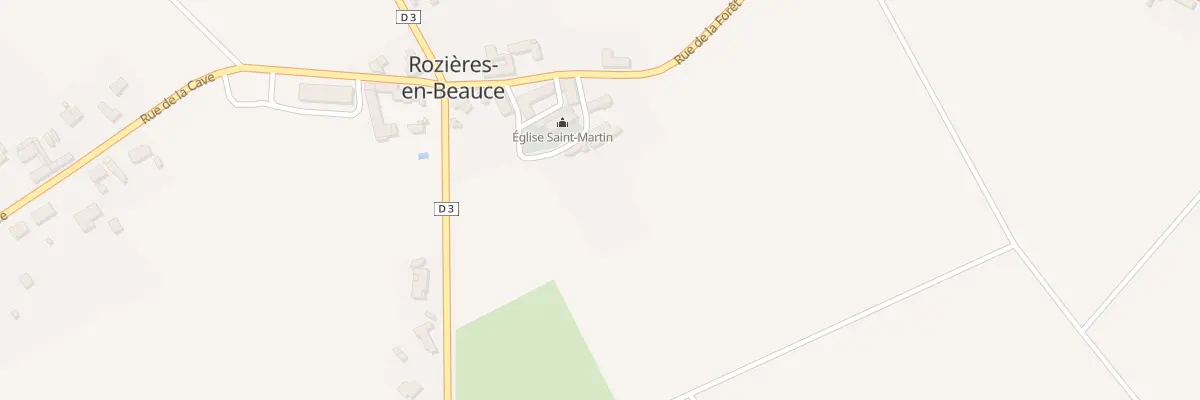 Plan du 82 Rue de l’Eglise à Rozières-en-Beauce