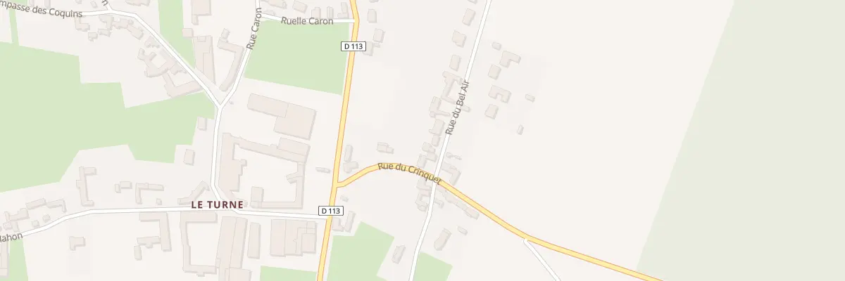 Plan du 8 Rue Bel Air à Frencq
