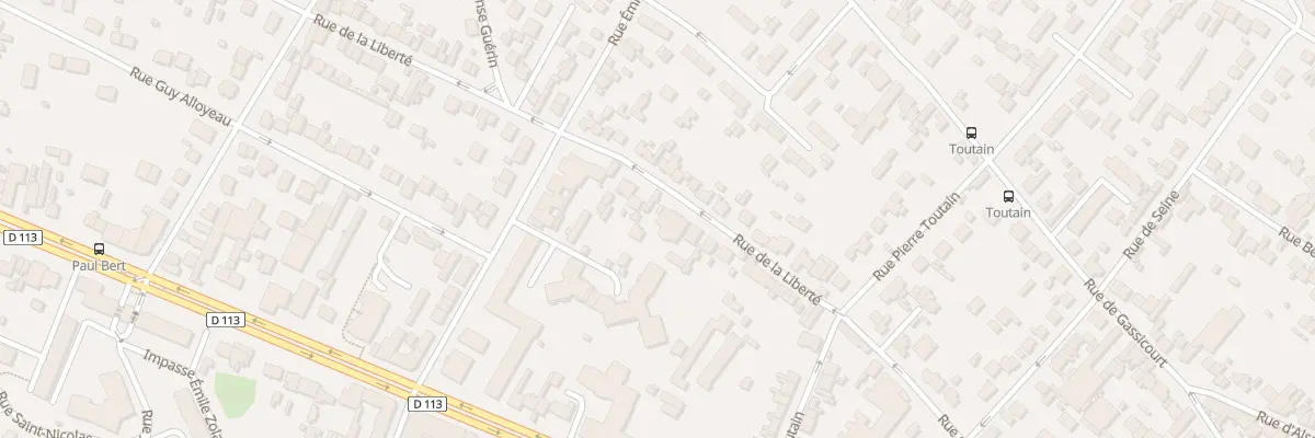 Plan du 55 Rue de la Liberté à Mantes-la-Jolie