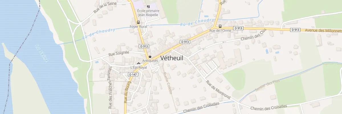 Plan du 2 Rue de Montrond à Vétheuil