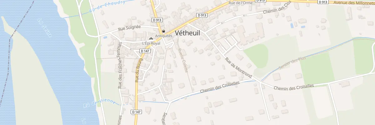 Plan du 7 Rle Colette à Vétheuil