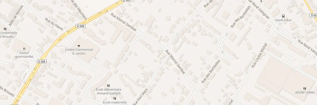 Plan du 45 Rue Marcel Sembat à Mantes-la-Ville