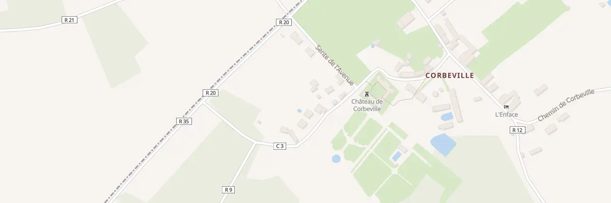 Plan du 12B Che de la Menagerie à Saint-Martin-des-Champs