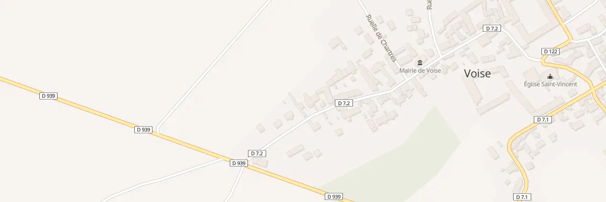 Plan du 42 Rue de Chartres à Voise
