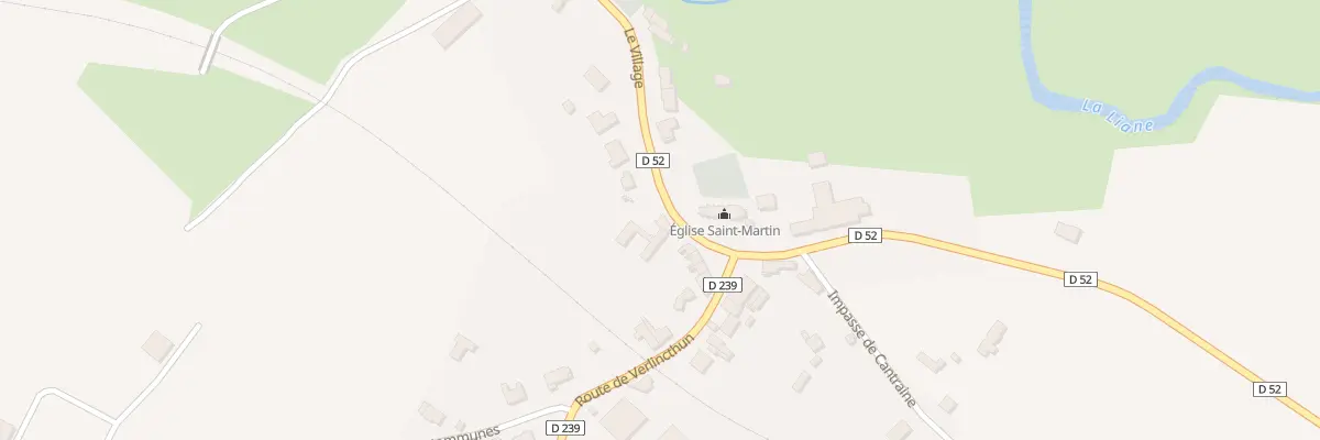 Plan du 985 Le Village à Carly