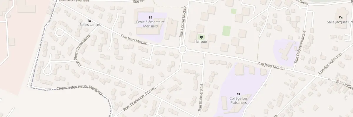 Plan du 15 Rue Jean Moulin à Mantes-la-Ville