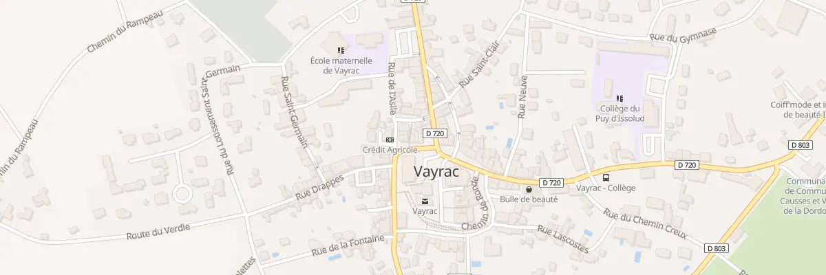 Plan du 8 Rue du Four à Vayrac