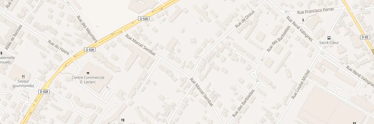 Plan du 34 Rue Marcel Sembat à Mantes-la-Ville