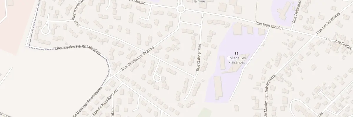 Plan du 29 Rue Pierre Brossolette à Mantes-la-Ville