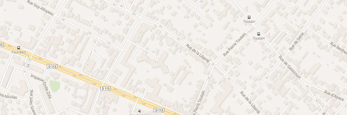 Plan du 41 Rue de la Liberté à Mantes-la-Jolie