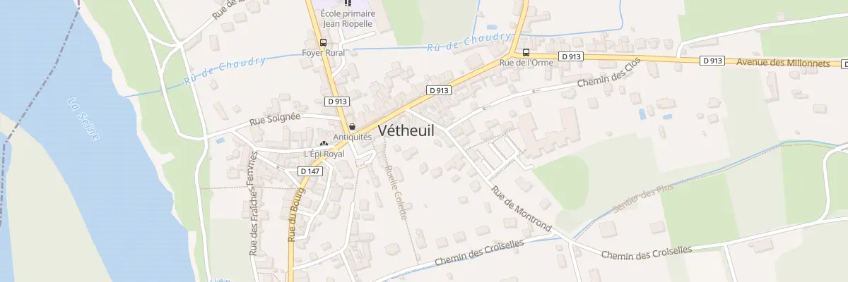 Plan du 6 Rue de Montrond à Vétheuil