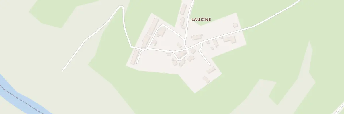 Plan du 14 Lauzine à Fresselines