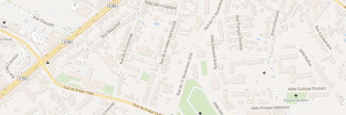 Plan du 33 Rue de la Vallée Saint-Louis à Châteauroux