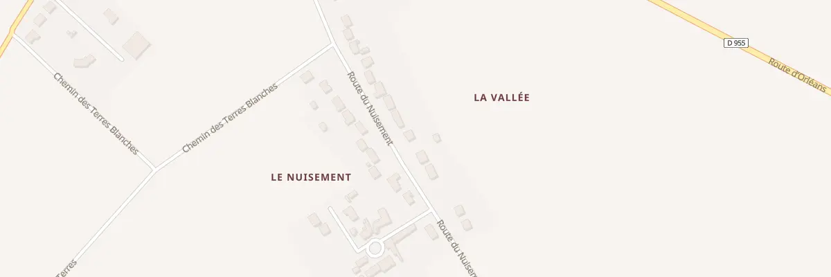 Plan du 28 Rte du Nuisement à Saint-Péravy-la-Colombe