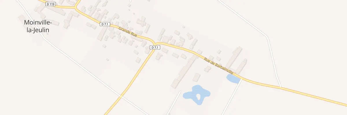 Plan du 10 Rue de Barbainville à Moinville-la-Jeulin